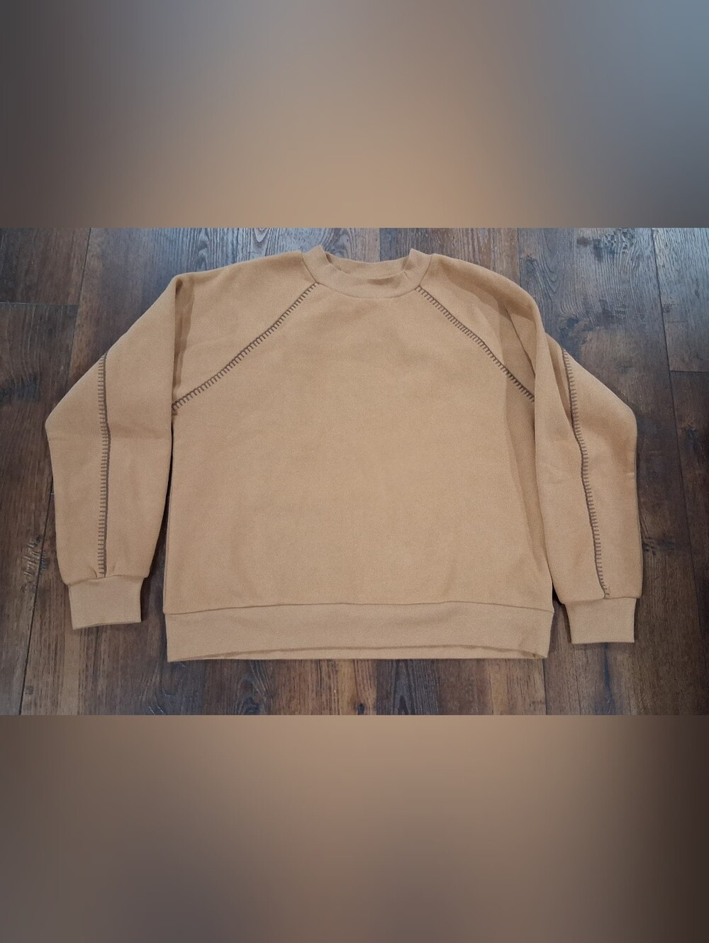 UGG Crewneck Sweater in Camel Tan
